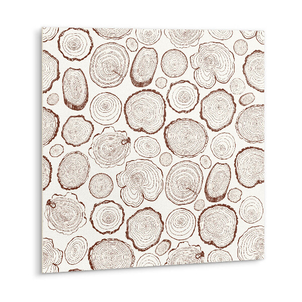 Carreaux de vinyle Troncs et anneaux d'arbres