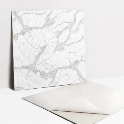 Adhésif Vinyle Carreaux Marbre blanc