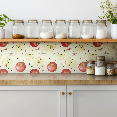 Carreaux de vinyle Pommes rouges