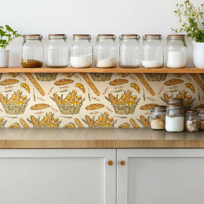 Carreau vinyl adhésif Pain de dessin animé