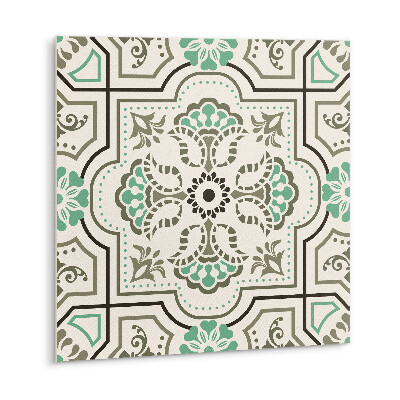Carreaux de vinyle Ornement vert
