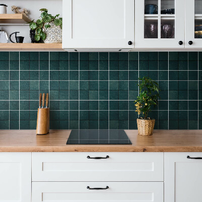 Carreaux de vinyle Mosaïque vert bouteille