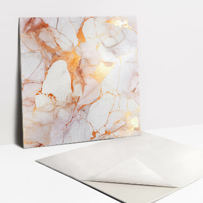 Carreaux de vinyle Marbre doré