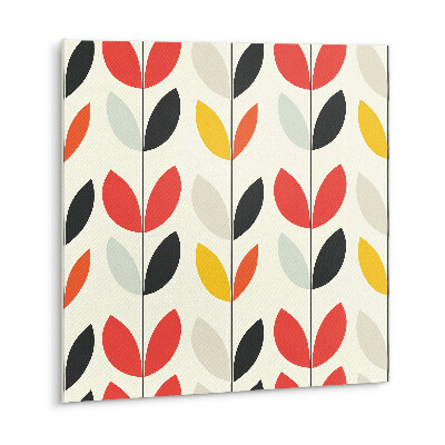 Adhésif Vinyle Carreaux Feuilles de plantes bohèmes