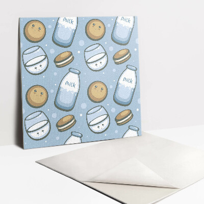 Carreaux de vinyle Lait et biscuits