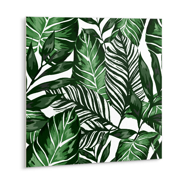 Carreau vinyl adhésif Feuilles vertes
