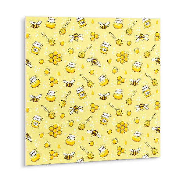 Carreaux de vinyle Abeilles et miel de dessins animés