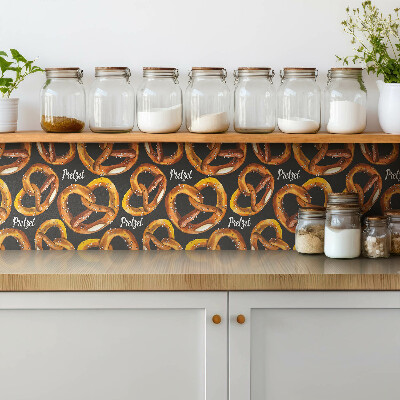 Adhésif Vinyle Carreaux Bretzels de dessins animés