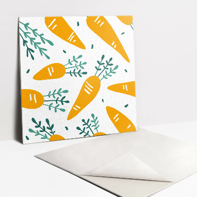 Carreaux de vinyle Carotte de dessin animé