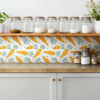 Carreaux de vinyle Carotte de dessin animé