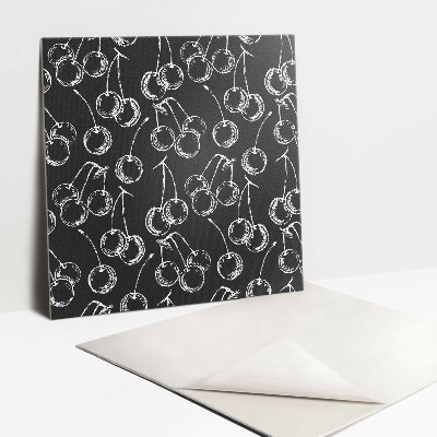 Adhésif Vinyle Carreaux Cerises de dessin animé