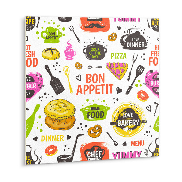 Carreau vinyl adhésif Thème bon appétit !