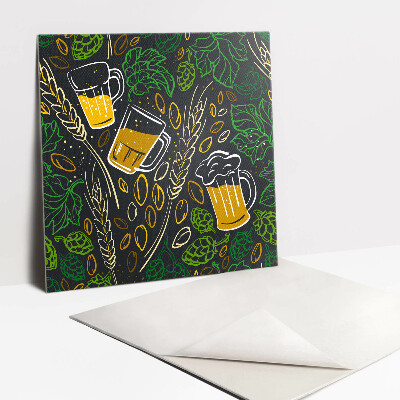 Carreaux de vinyle Dessin de cônes de houblon