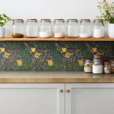 Carreaux de vinyle Dessin de cônes de houblon