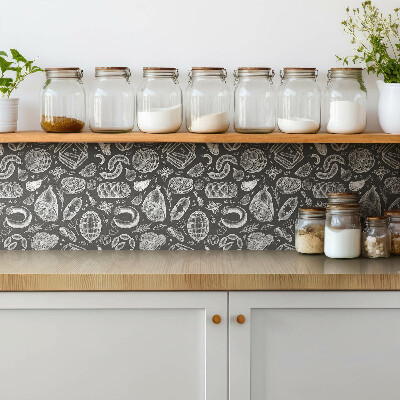 Carreaux de vinyle Dessin sur le thème de la nourriture