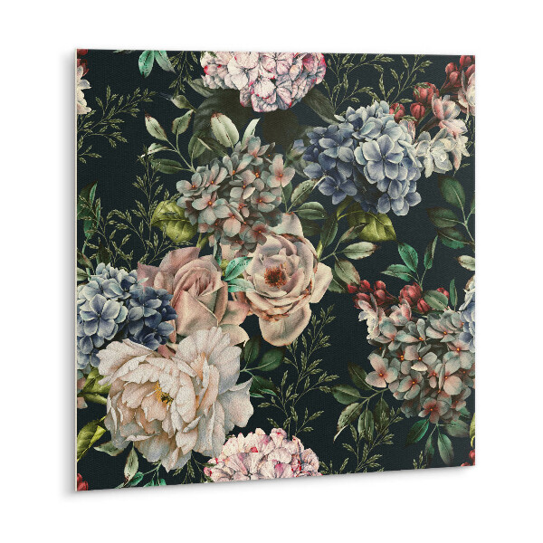 Carreaux de vinyle Fleurs colorées