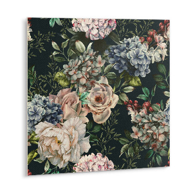 Carreaux de vinyle Fleurs colorées