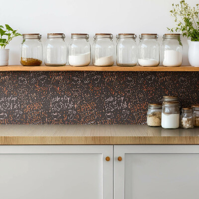 Adhésif Vinyle Carreaux Dessin de motif de thé