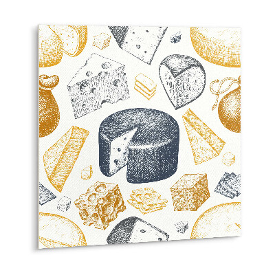 Adhésif Vinyle Carreaux Fromages de dessins animés
