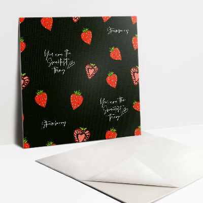 Carreaux de vinyle Fraises