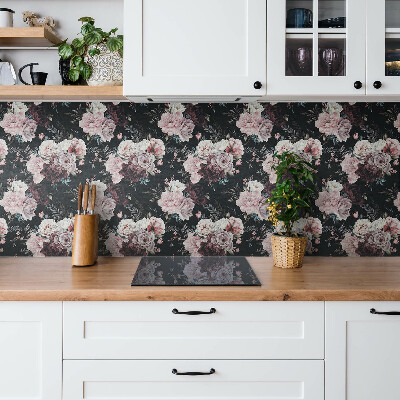 Carreaux de vinyle Fleurs colorées
