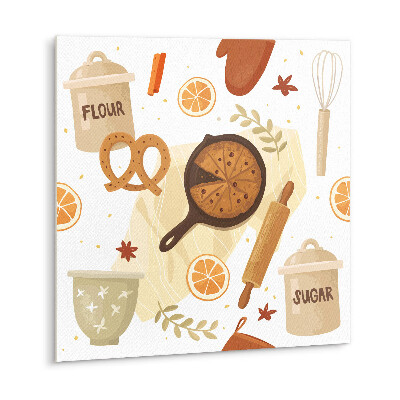 Carreaux de vinyle Sucre, farine et produits de boulangerie