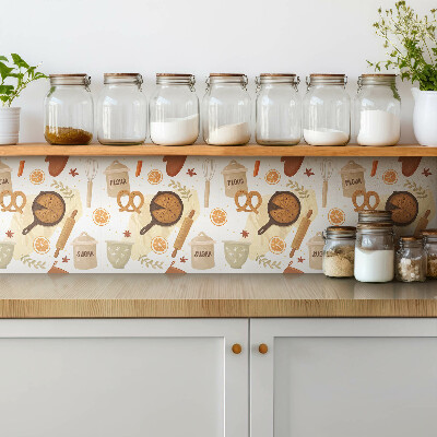 Carreaux de vinyle Sucre, farine et produits de boulangerie