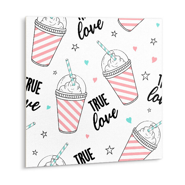 Carreau vinyl adhésif Cocktail de dessin animé