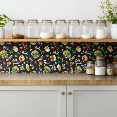 Adhésif Vinyle Carreaux Thèmes de restauration rapide