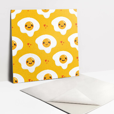 Adhésif Vinyle Carreaux Œufs de dessin animé