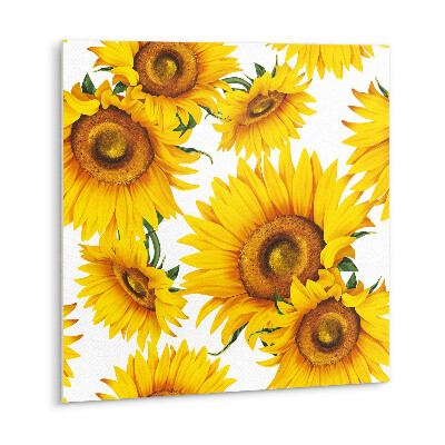 Carreau vinyl adhésif Tournesols