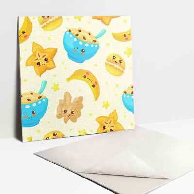 Carreau vinyl adhésif Bonbons de dessin animé