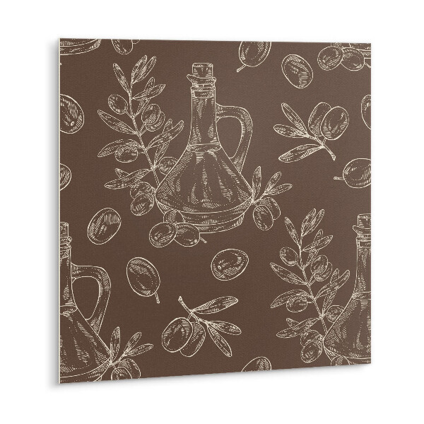 Carreau vinyl adhésif Huile d'olive