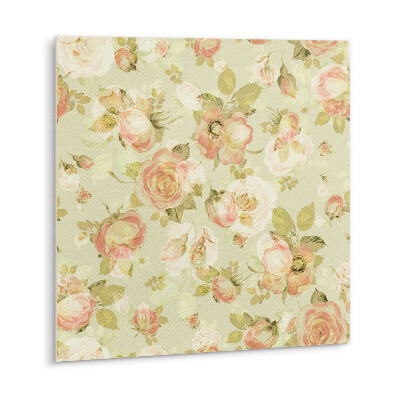 Carreaux de vinyle Fleurs roses