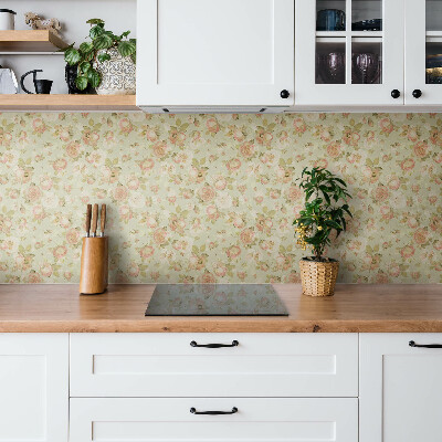 Carreaux de vinyle Fleurs roses