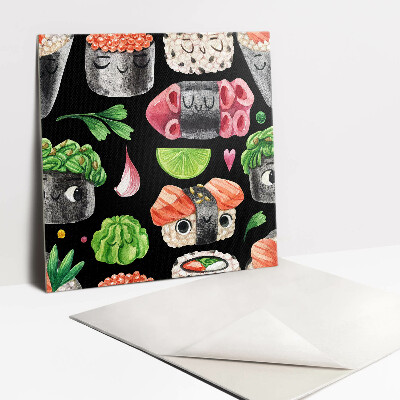 Adhésif Vinyle Carreaux Sushis de conte de fées
