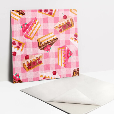 Carreau vinyl adhésif Desserts et gâteaux