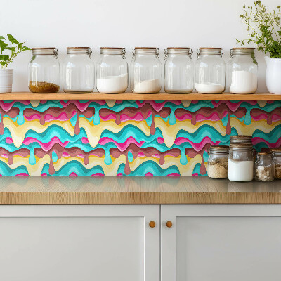 Adhésif Vinyle Carreaux Glaçage aux bonbons