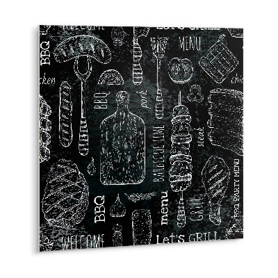 Carreau vinyl adhésif Grill de dessin animé