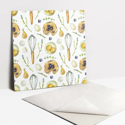 Carreaux de vinyle Fruits et crêpes