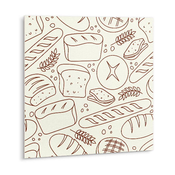 Adhésif Vinyle Carreaux Pain de dessin animé