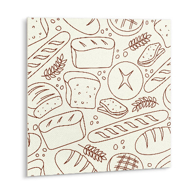 Adhésif Vinyle Carreaux Pain de dessin animé