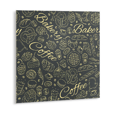 Carreau vinyl adhésif Café et viennoiseries