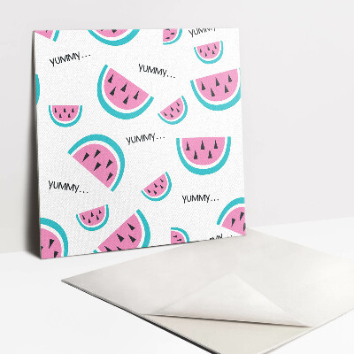 Carreaux de vinyle Pastèque de bande dessinée