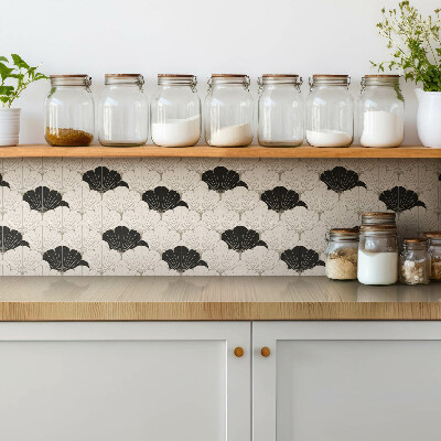 Carreau vinyl adhésif Illustration de feuille