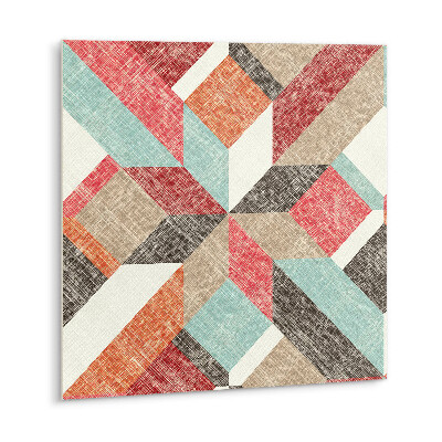 Adhésif Vinyle Carreaux Abstraction colorée