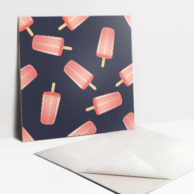 Adhésif Vinyle Carreaux Glace de dessin animé