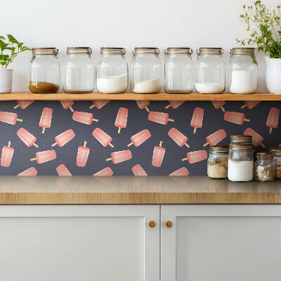 Adhésif Vinyle Carreaux Glace de dessin animé