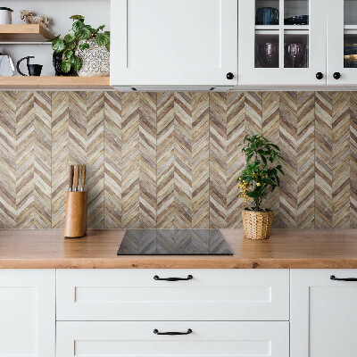 Carreau vinyl adhésif Planches à chevrons