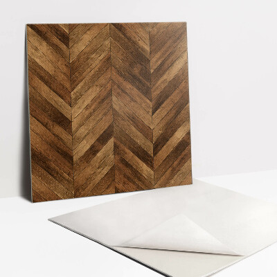 Carreaux de vinyle Planches brunes